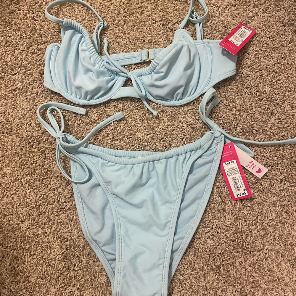 Light Blue Bikini Set